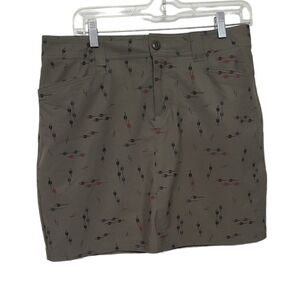 Womens Eddie Bauer arrow print mini skort Size 6